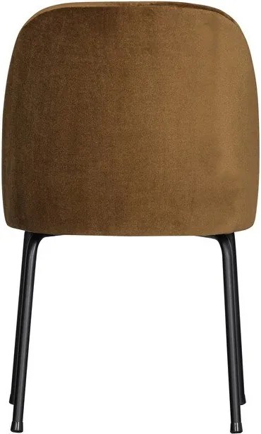 Mustársárga bársony étkezőszék szett 2 db-os Vogue – WOOOD