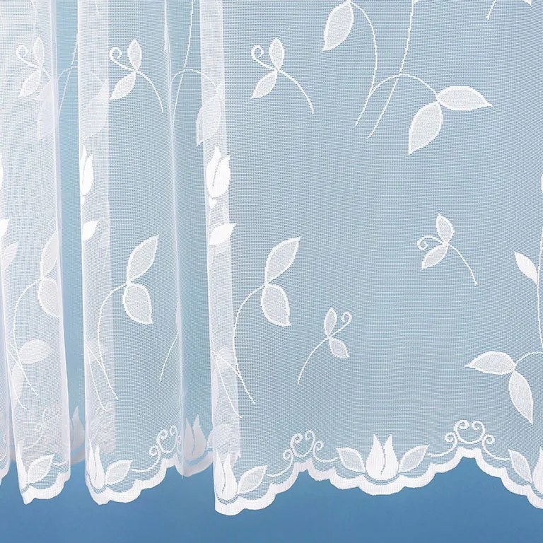 Goldea jacquard függöny - tulipánok - méteráru 100 cm