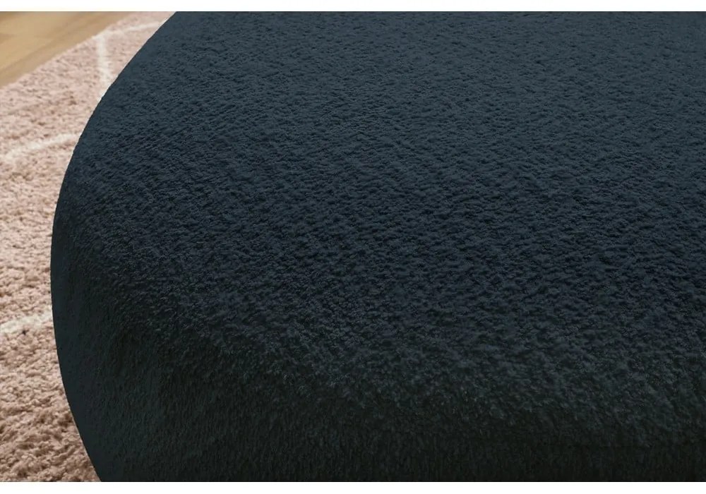 Sötétkék buklé szövet lábtartó Saint-Germain – Bobochic Paris