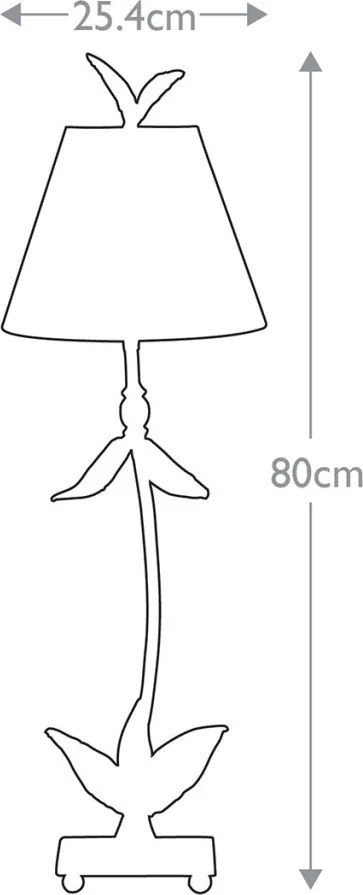 Flambeau RED BELLA FB-REDBELL-TL-SV Asztali lámpa 1x60W/E27