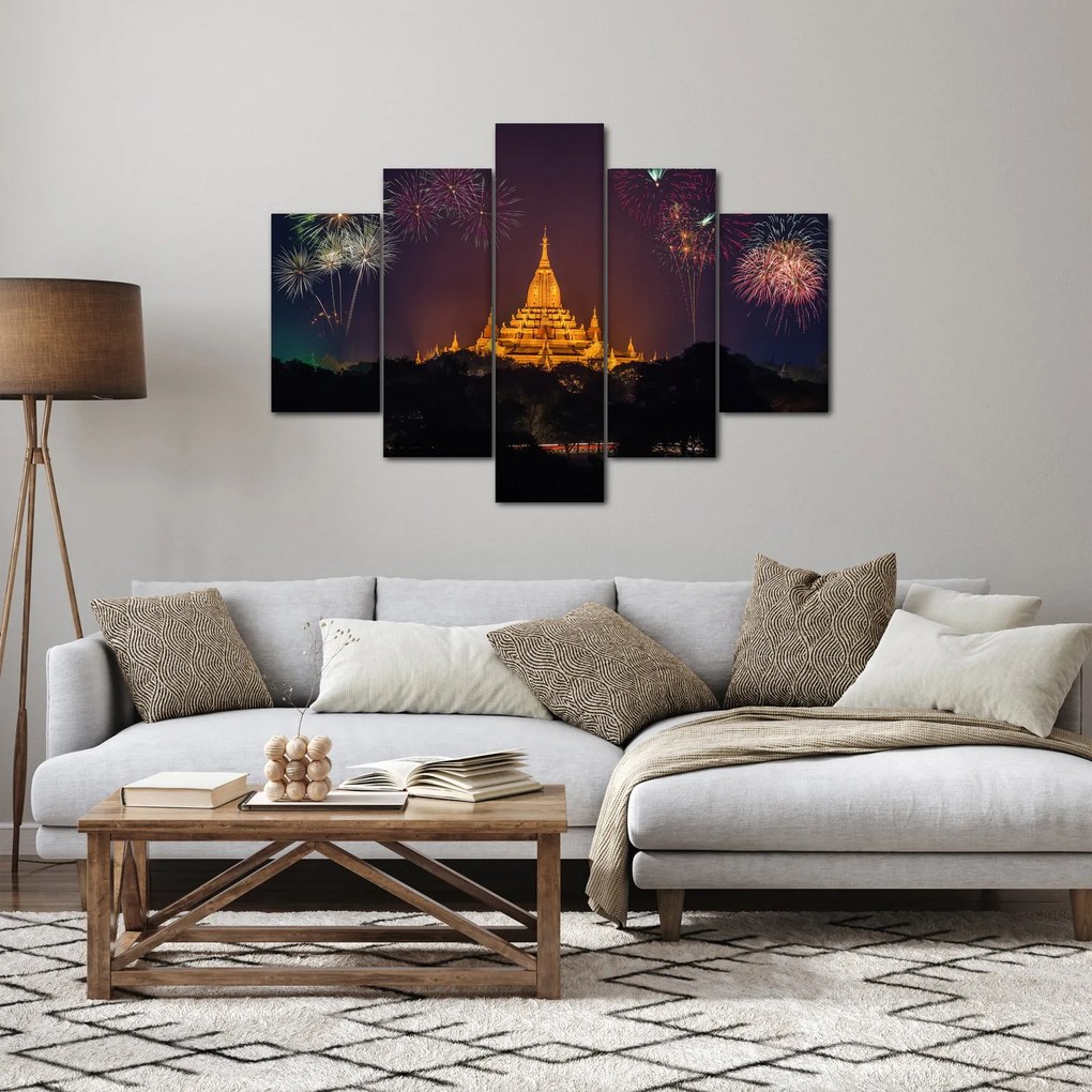 Ázsiai tűzijáték képe (150x105 cm)