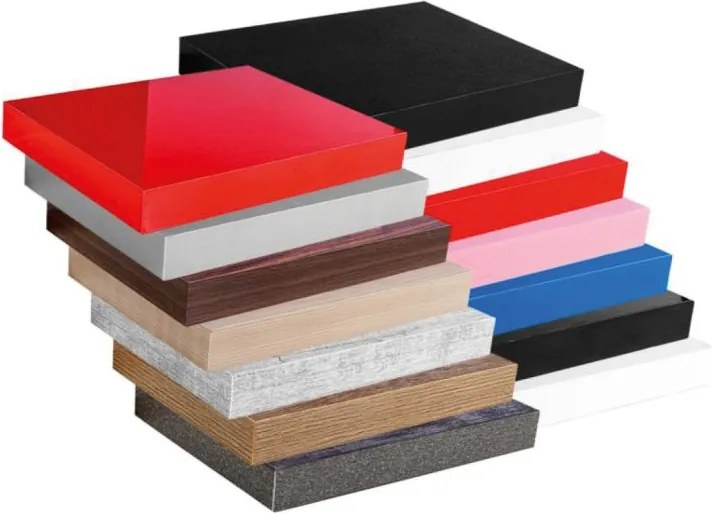 STILISTA Fali polc szett 2 db 70 cm fehér fény