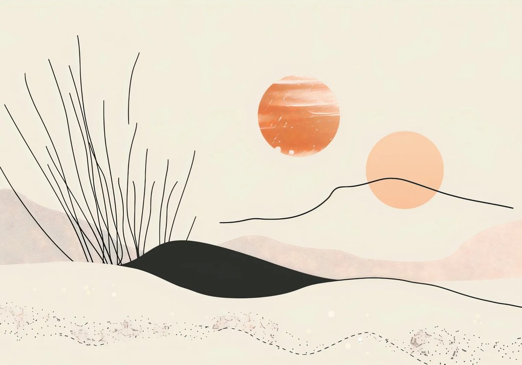 Poszter 100x70cm Puha domb