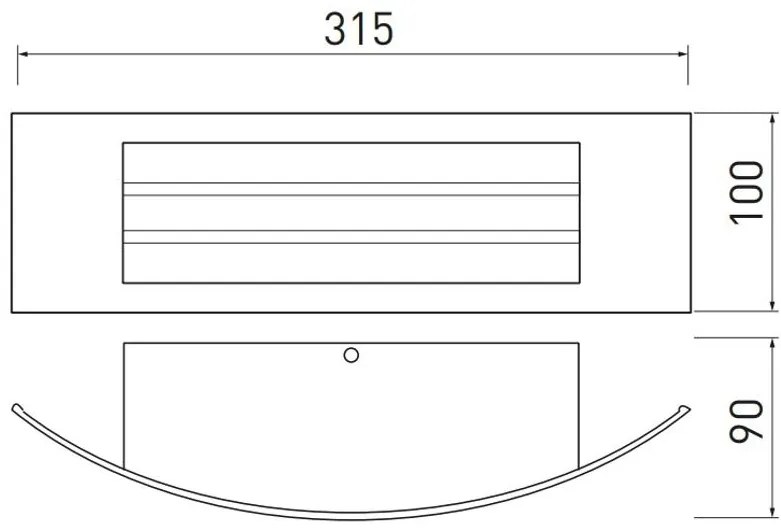 Lámpa Mennyezeti lámpatest ASTRIT, 1xE27, MAX. 14W, IP54, AC220-240V, 50/60Hz, szürke