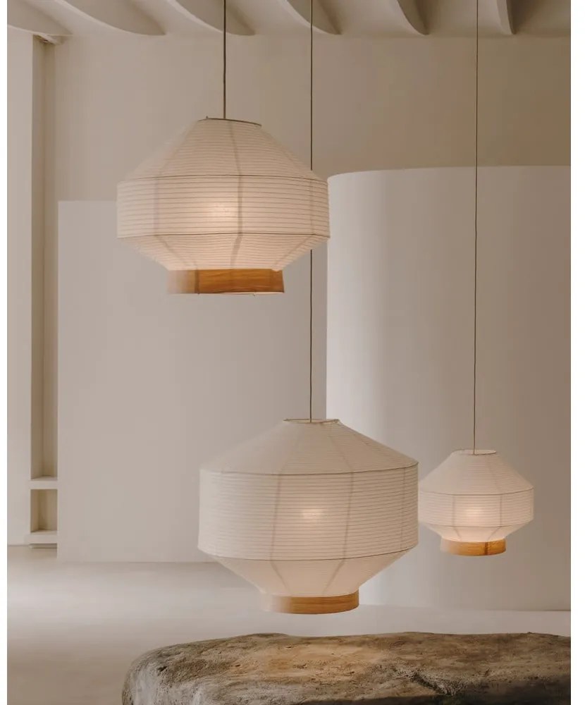 Fehér lámpabúra ø 80 cm Hila – Kave Home