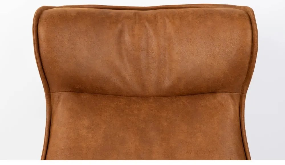 Konyakbarna forgó fotel John – White Label