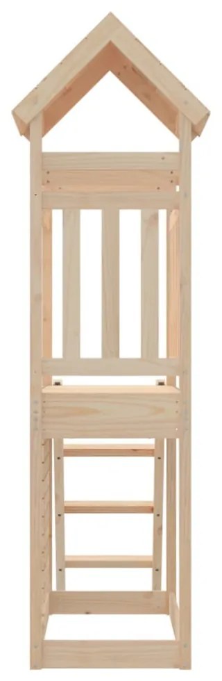 tömör fenyőfa kültéri játszószett 52,5 x 110,5 x 214 cm