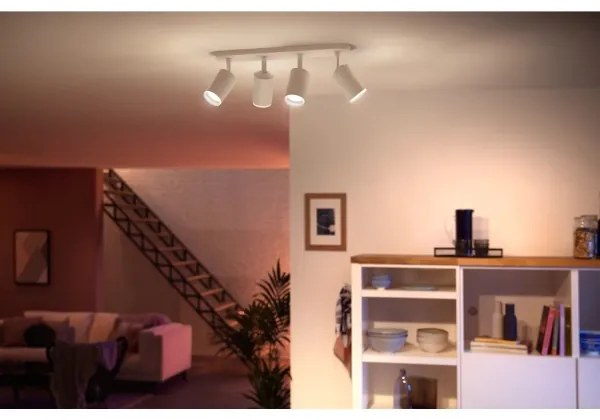 Philips - LED RGBW Dimmelhető spotlámpa Hue FUGATO 4xGU10/4,2W/230V fehér