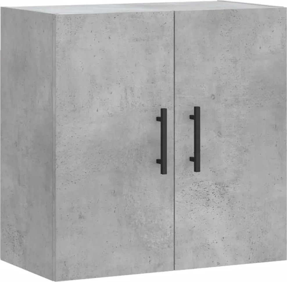 vidaXL betonszürke szerelt fa faliszekrény 60 x 31 x 60 cm
