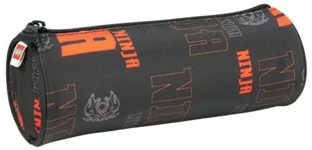 Tolltartó, henger alakú, cipzáras, LEGO Ninjago Dragon Energy, fekete-mintás (L100502502)