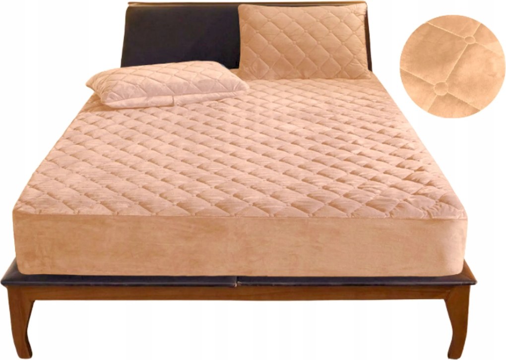 Matracvédő Huzat Topper Velúr Vízálló 120x200