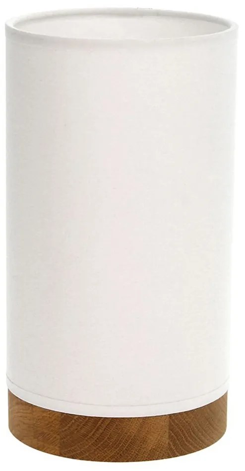 Spot-Light DO70881174 - FIRE asztali lámpa 1xE27/25W/230V tölgy/fehér