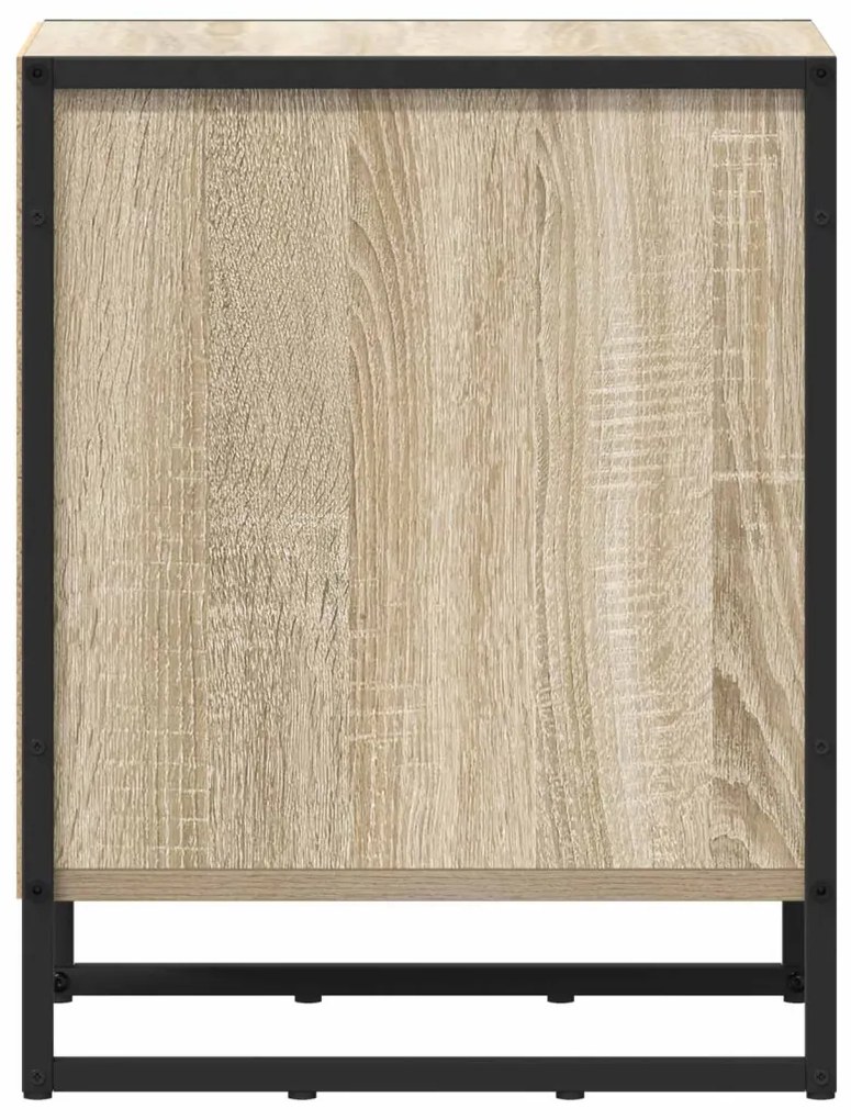 Éjjeli asztal 2 pcs Sonoma 39,5 x 30 x 50 cm Faanyag