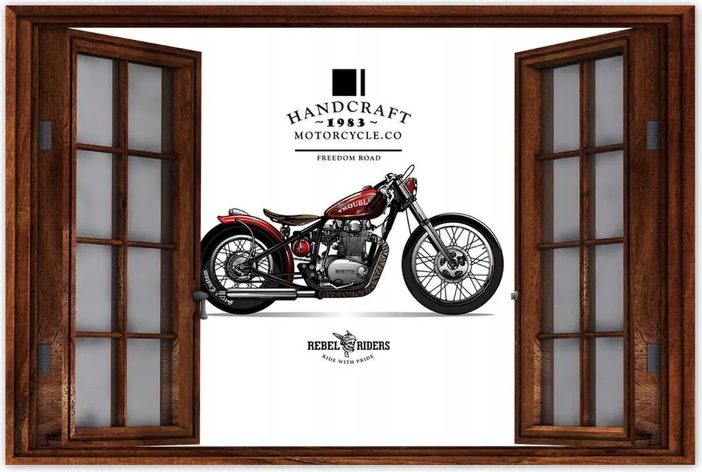 Poszterek 120x80 Motorkerékpár Antik Vintage