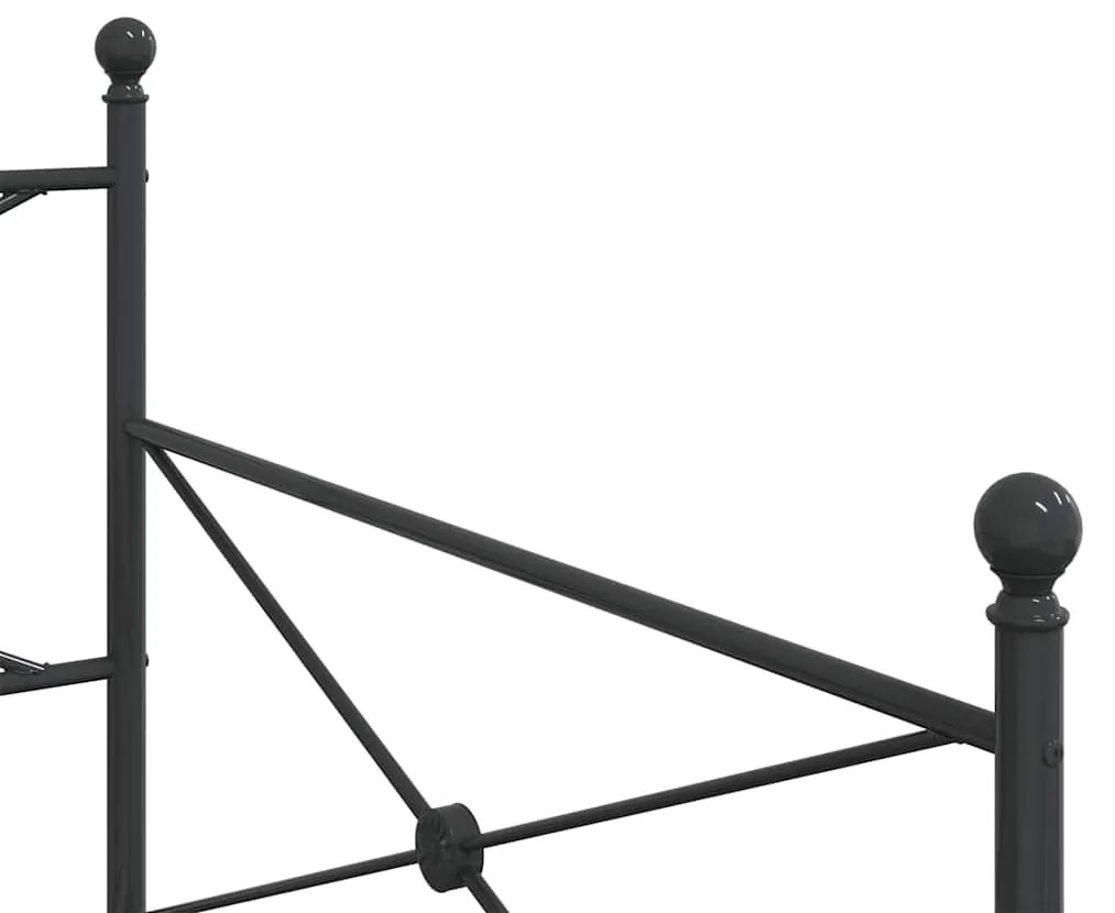 kanapéágy matrac nélkül fekete 100x200 cm acél