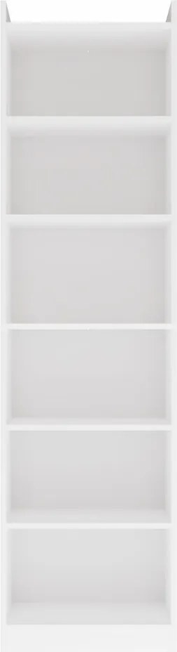 RIMINI könyvespolc 50x32x183 cm, fehér