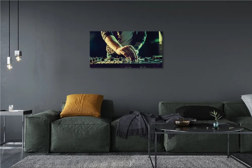 Canvas képek Konzol DJ fejhallgató 140x70 cm