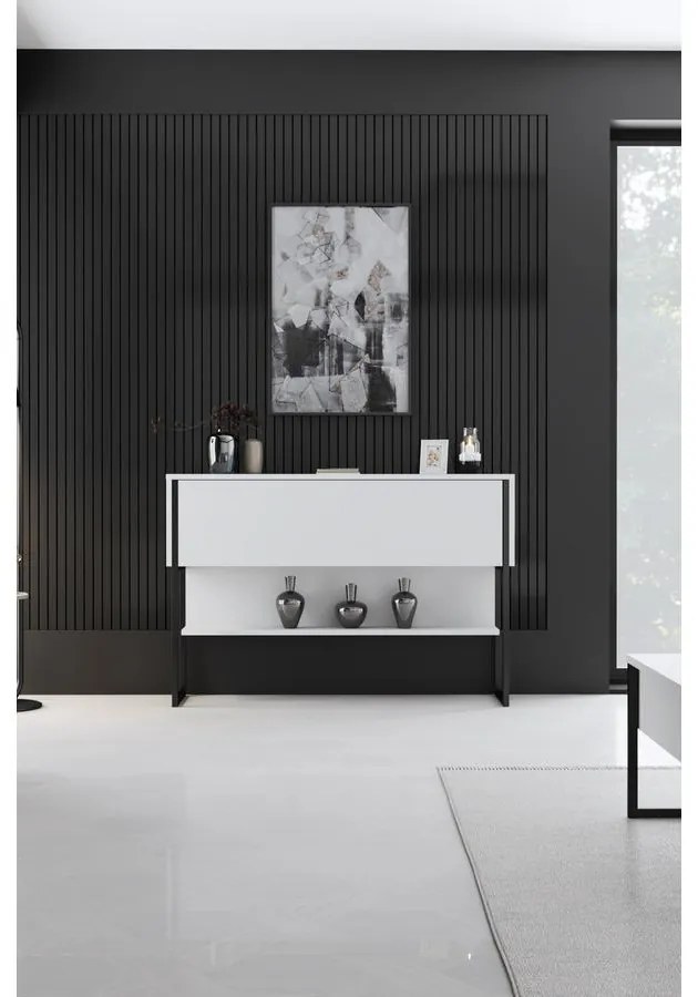 Komód Luxe - Black, White