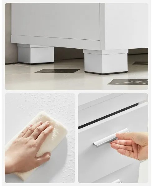 NICO fehér fürdőszobaszekrény