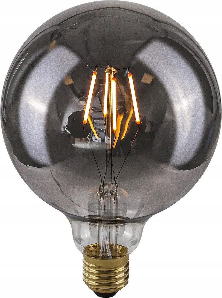 Led izzó Retro E27 4W 2200K G125 Smoke Italux