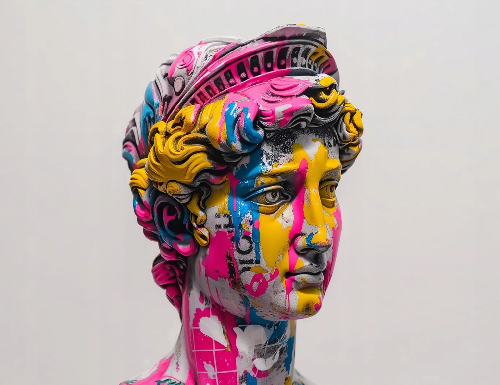 Poszter 65x50cm Klasszikusan, de színesen