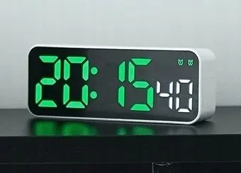 Modern Led Ébresztőóra 2 Riasztás Időzítő 4 Szín