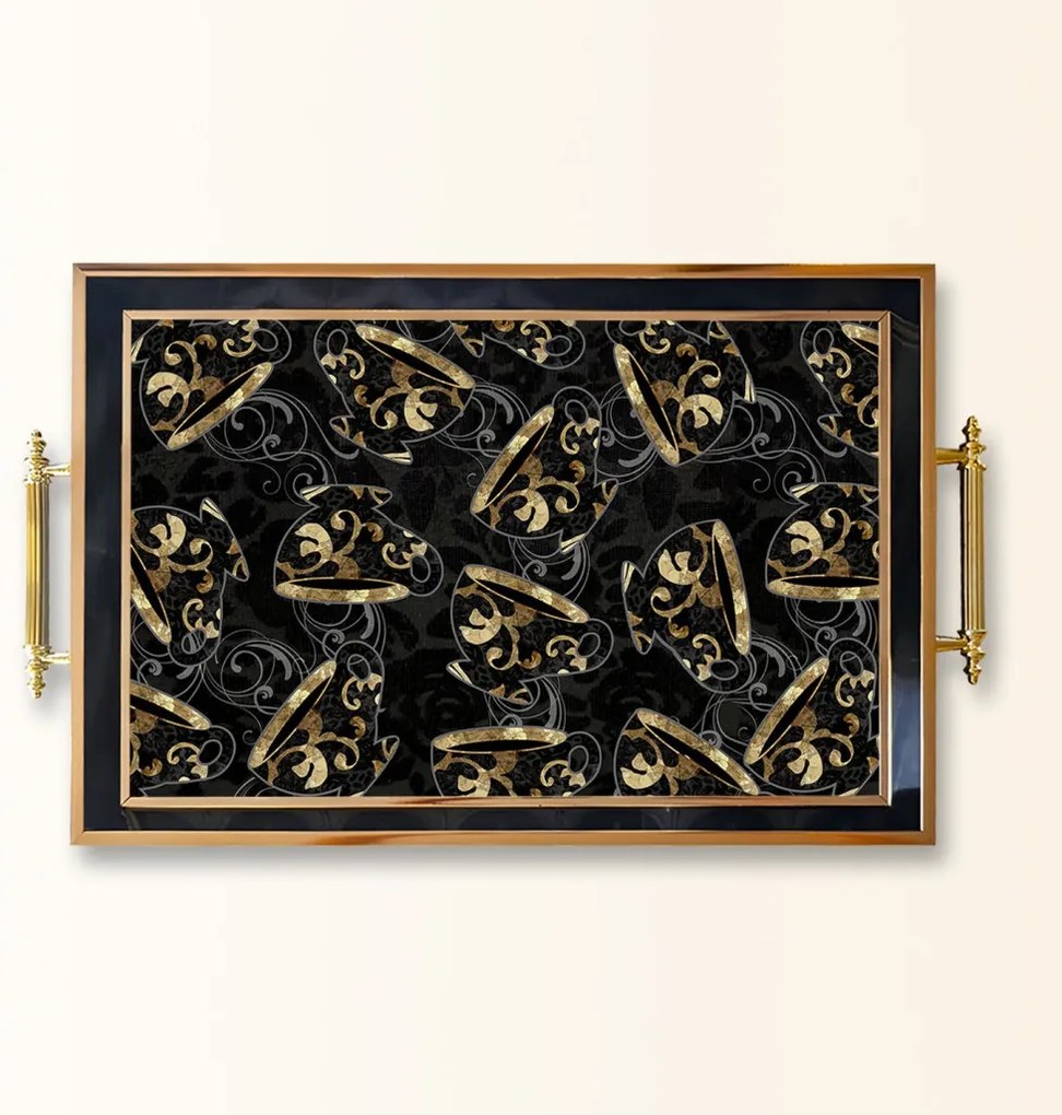Üveg tálca, 38×24 cm – TPA9770