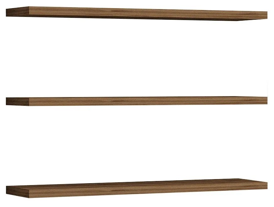 Fali polc Boss - Walnut