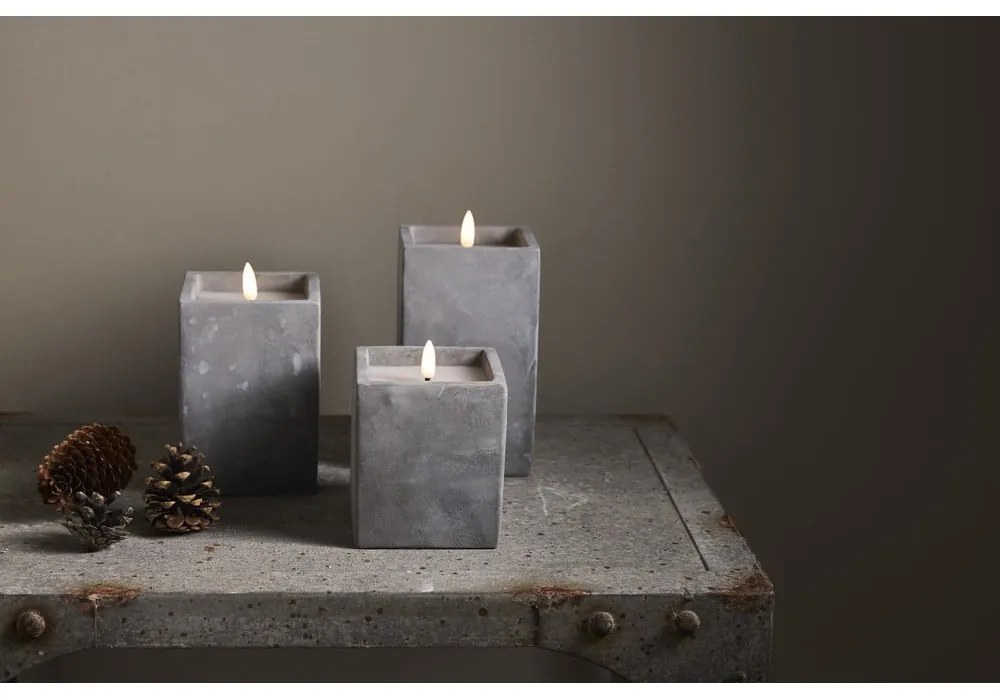 LED gyertya (magasság 11,5 cm) Flamme Cem – Star Trading