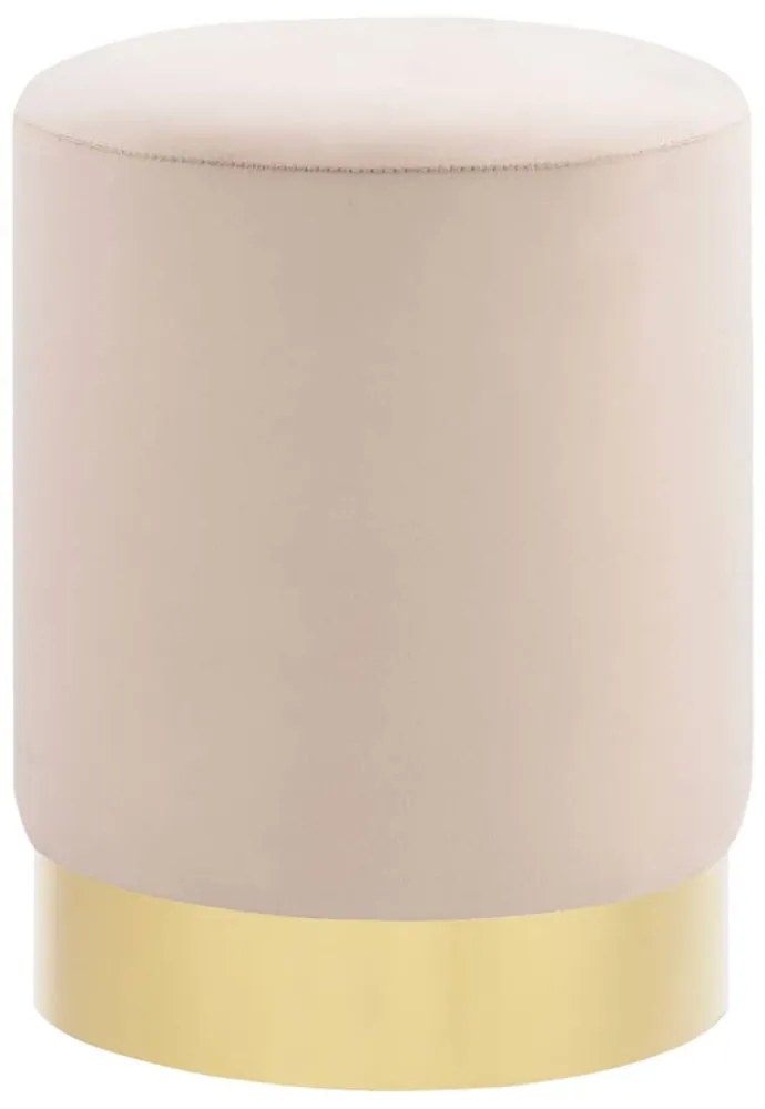 barack- és aranyszínű bársony ülőke 28 x 36 cm