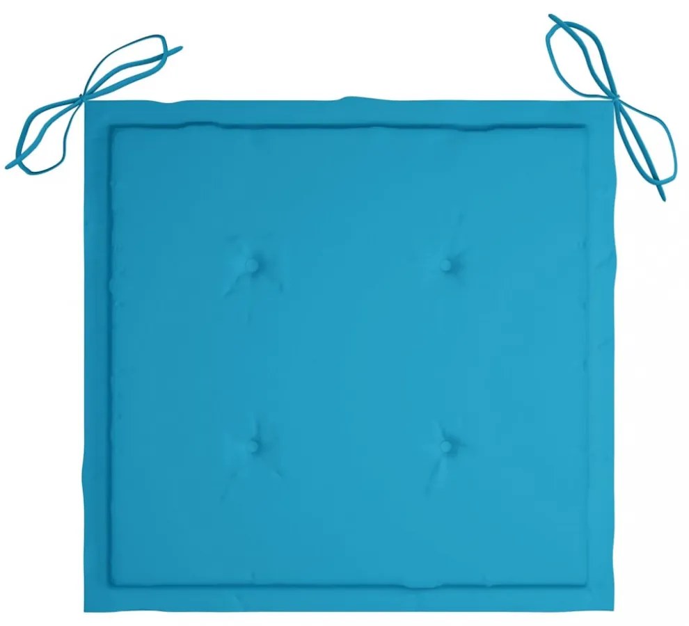 2 db kék oxford szövet kerti székpárna 50 x 50 x 3 cm