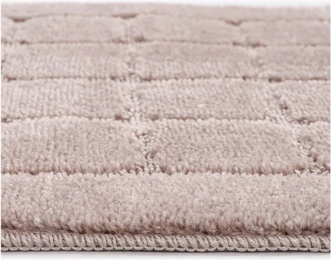 Barna fürdőszobai kilépő szett 2 db-os 50x80 cm Kareli – Foutastic