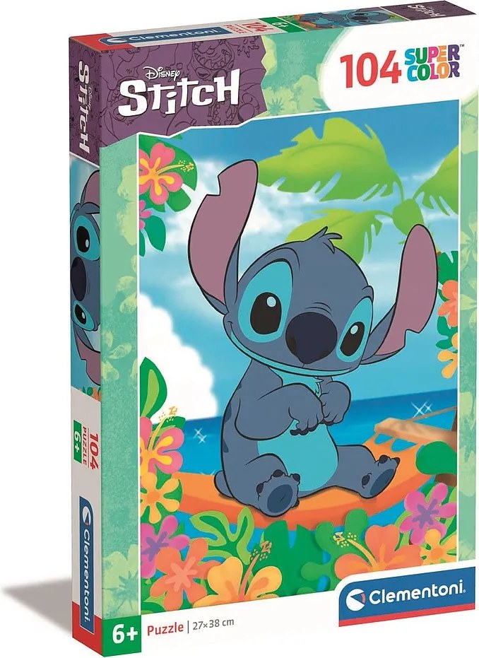 Disney Lilo és Stitch, A csillagkutya Tropical Time 104 db-os puzzle Clementoni