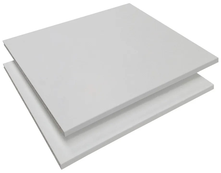 Fehér polc szett moduláris polcrendszerhez 2 db-os 32x27 cm Mistral Kubus - Hammel Furniture