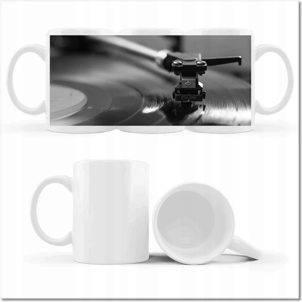 Fotó bögre Lemezjátszó tű