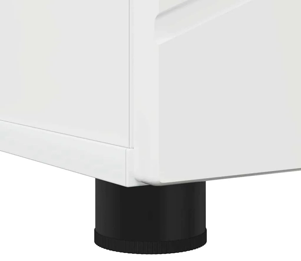 Fürdőszobai magas szekrény Magasfényű fehér 30 x 35 x 192 cm