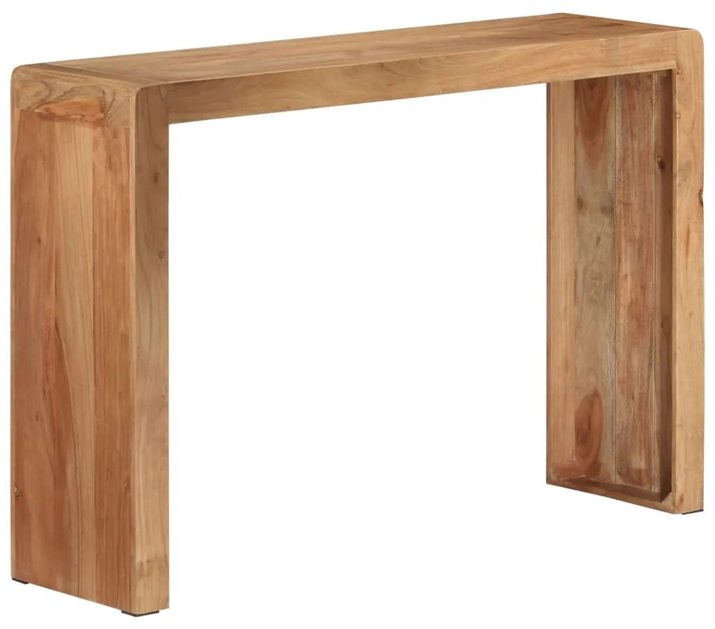 tömör akácfa tálalóasztal 110x30x76 cm
