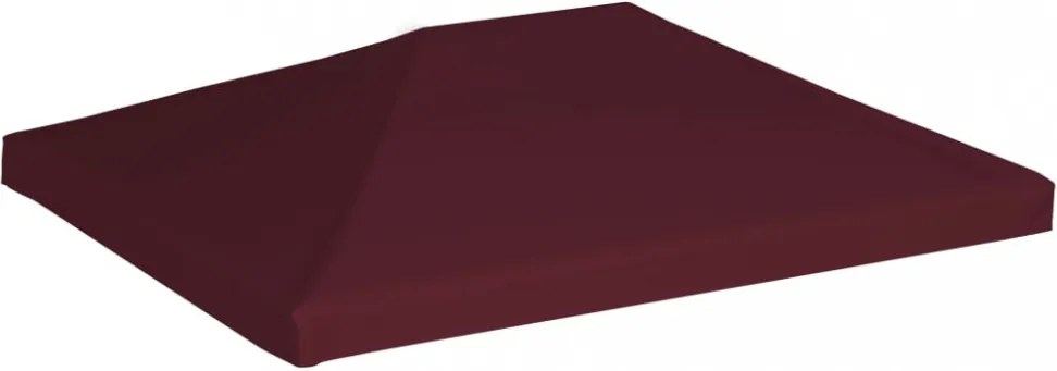 bordó pavilon tetőponyva 310 g/m² 3 x 4 m