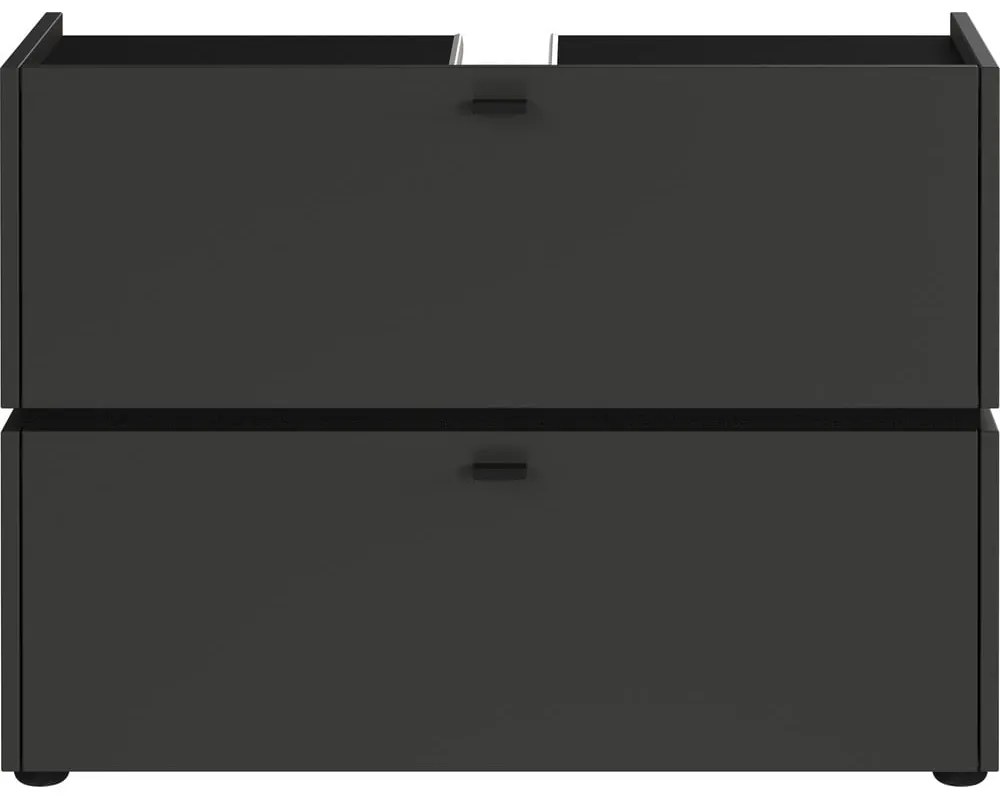 Antracitszürke mosdó alatti szekrény 80x59 cm Modesto – Germania