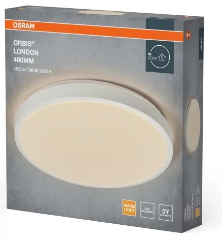 Osram - LED mennyezeti lámpatest ORBIS LONDON LED/36W/230V átm. 48 cm fehér