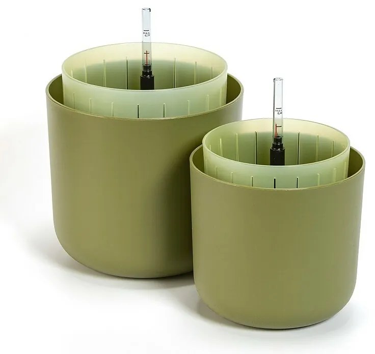 Plastia öntözőedény Tolita Air zöld , átmérő 16 cm, 16 cm átmérőjű