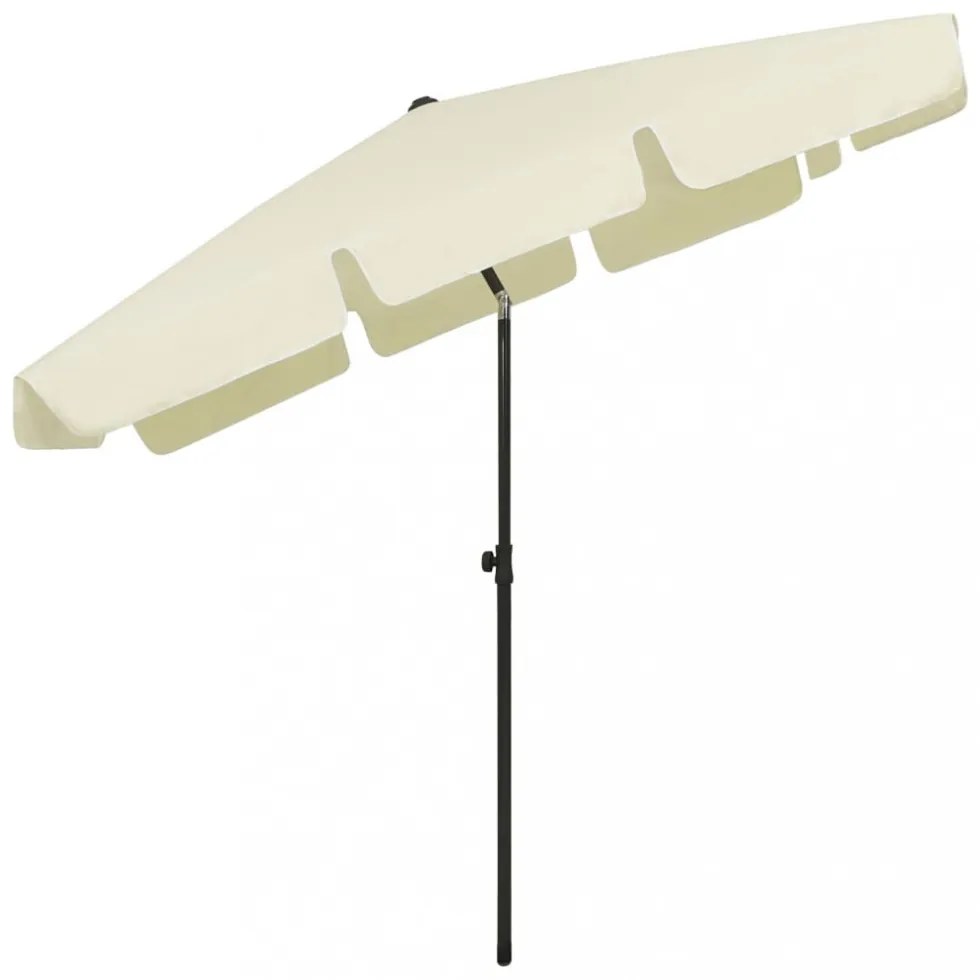 homoksárga strandnapernyő 200 x 125 cm