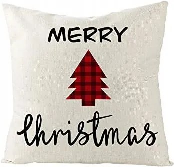 Dekoratív Karácsonyi Párnahuzat 45X45
