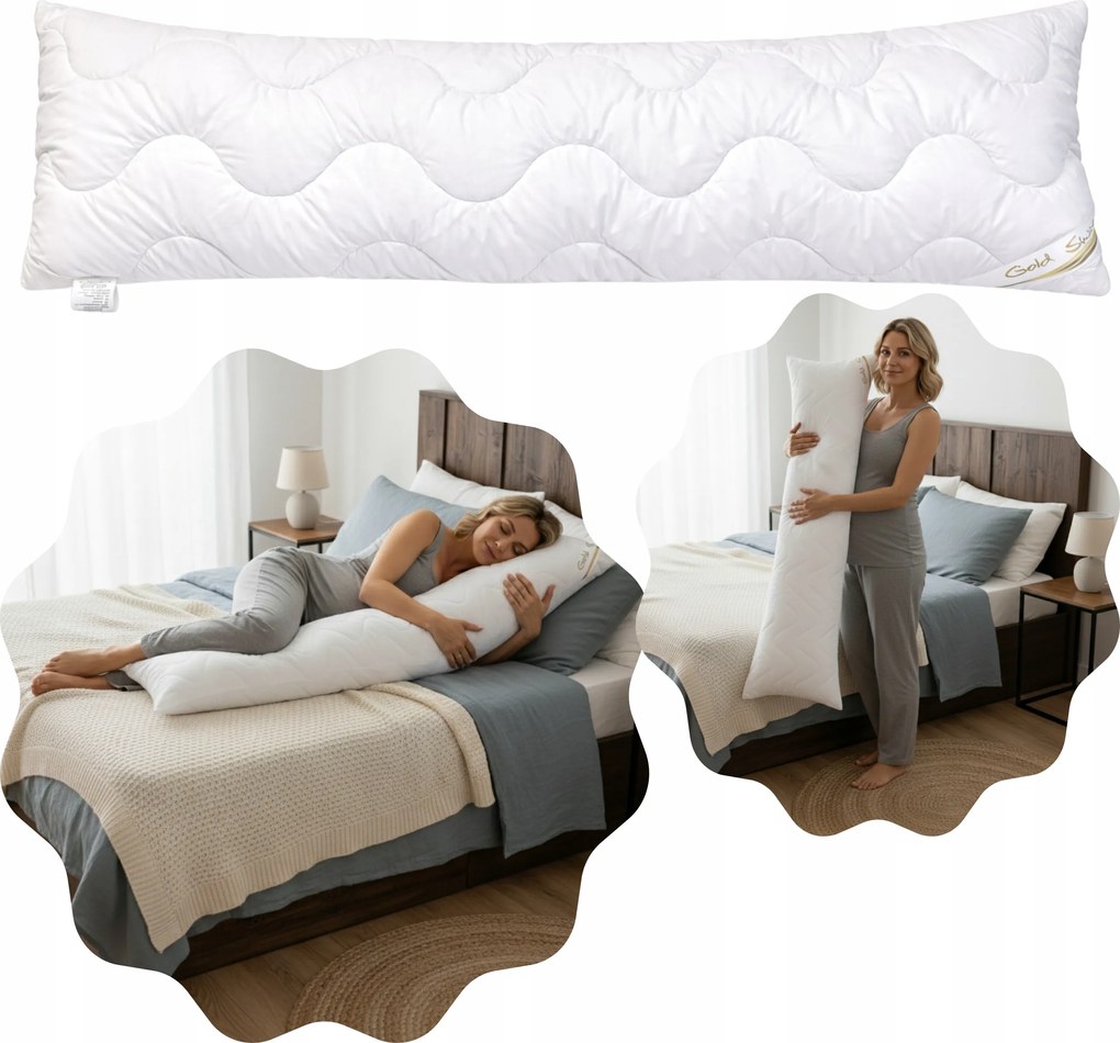 Kismama Párna 40X140CM Antiallergén Fekvő Etetés Pihenés