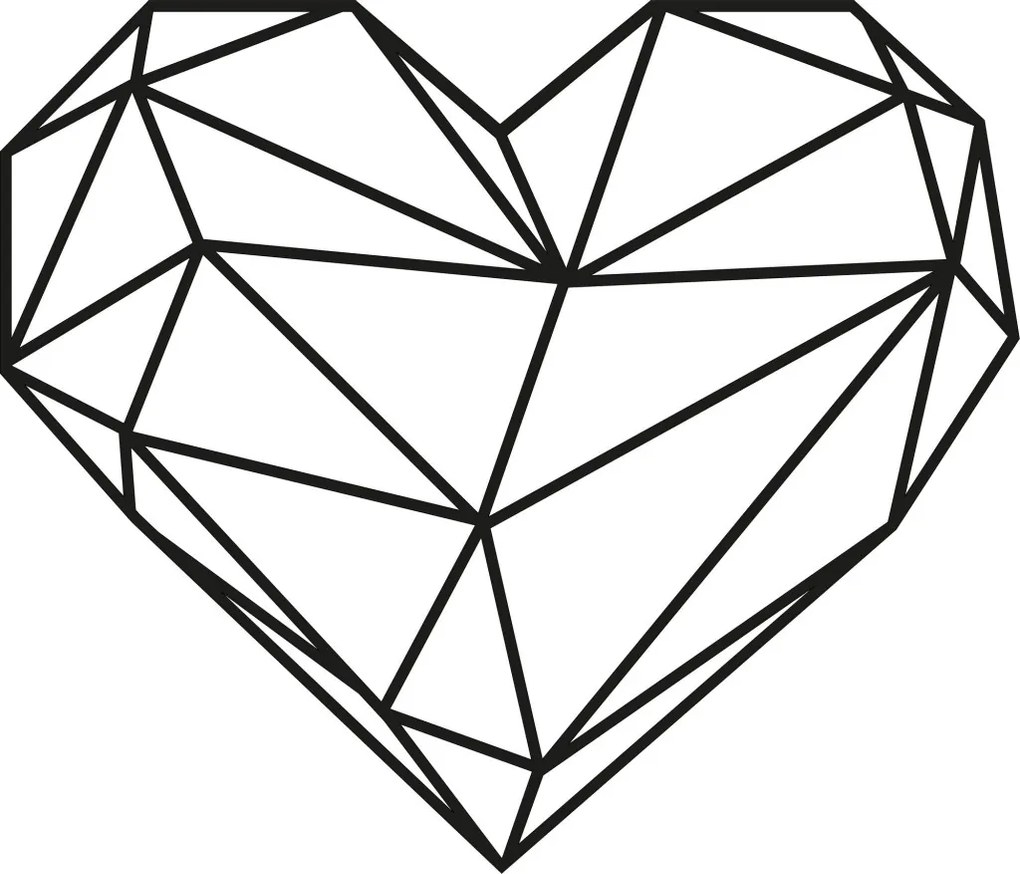 Heart fém fali dekoráció, 47×40 cm – TR891TNL1170