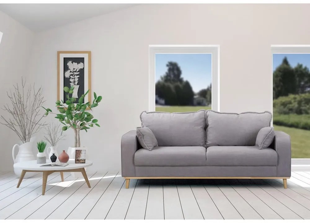 Szürke kanapé 193 cm Beata – Ropez