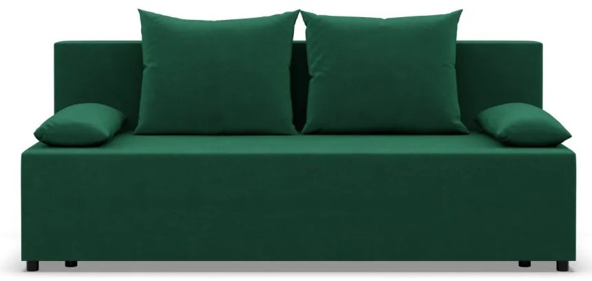 Nobu kanapé, bársony, zöld