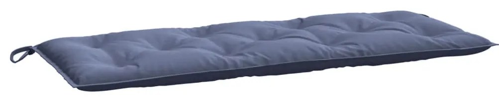 2 db tengerészkék oxford szövet kerti padpárna 120 x 50 x 7 cm