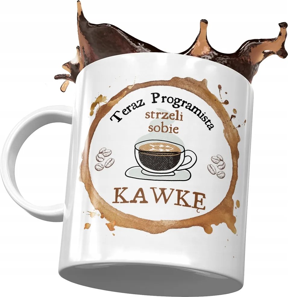 Bögre Programozóknak Kávé Ajándék Nyomtatott Fotóval