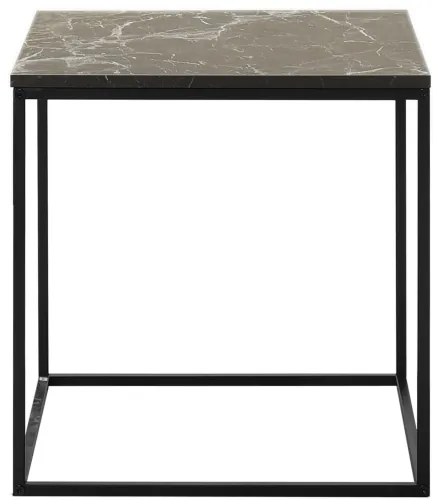 Fekete konferenciás asztal 52x50 cm